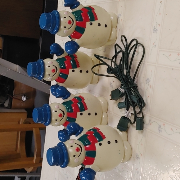 Vintage snowman plastic - Picture 1 of 6